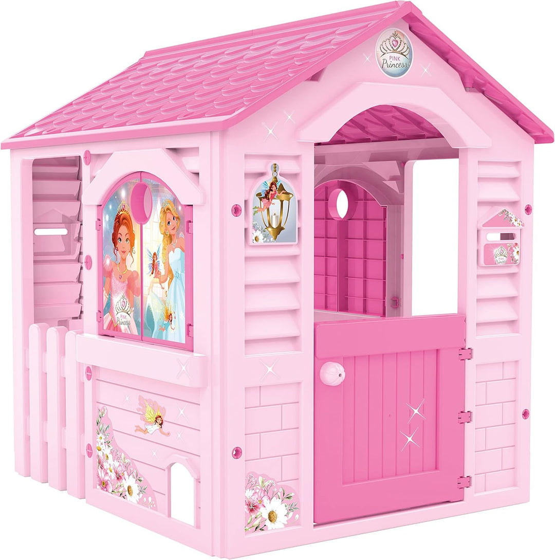 Chicos - Pink Princess Spielhaus Kinder Outdoor | Robuster und langlebiger | Gartenhaus Kinder für J