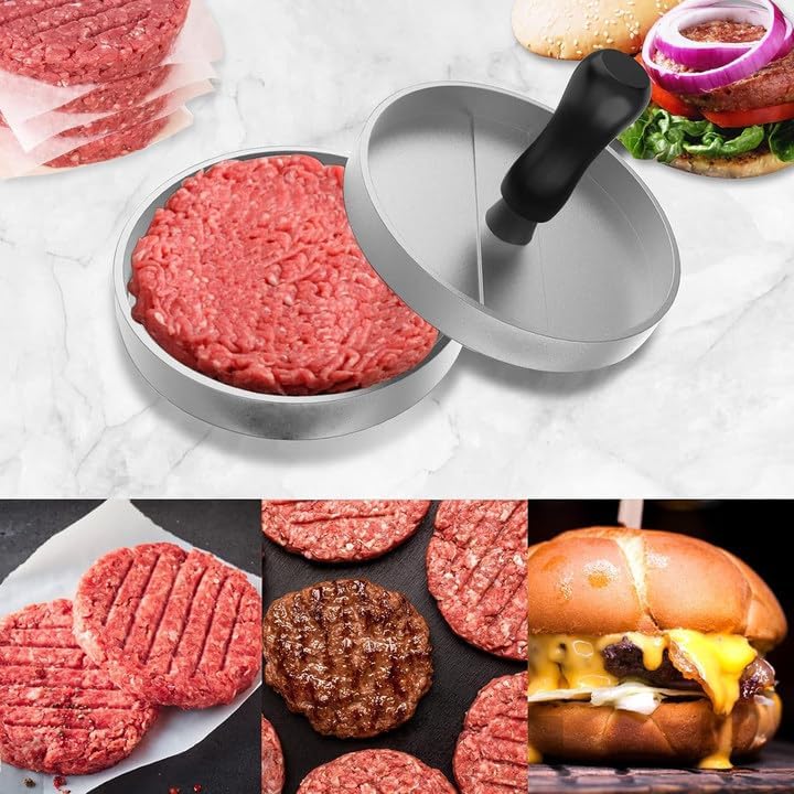 COFUN Fleischwolf Aufsatz für Kitchenaid Zubehör, als Kitchen Aid Zubehör mit 4 Mahlscheibe 3 Wurstf