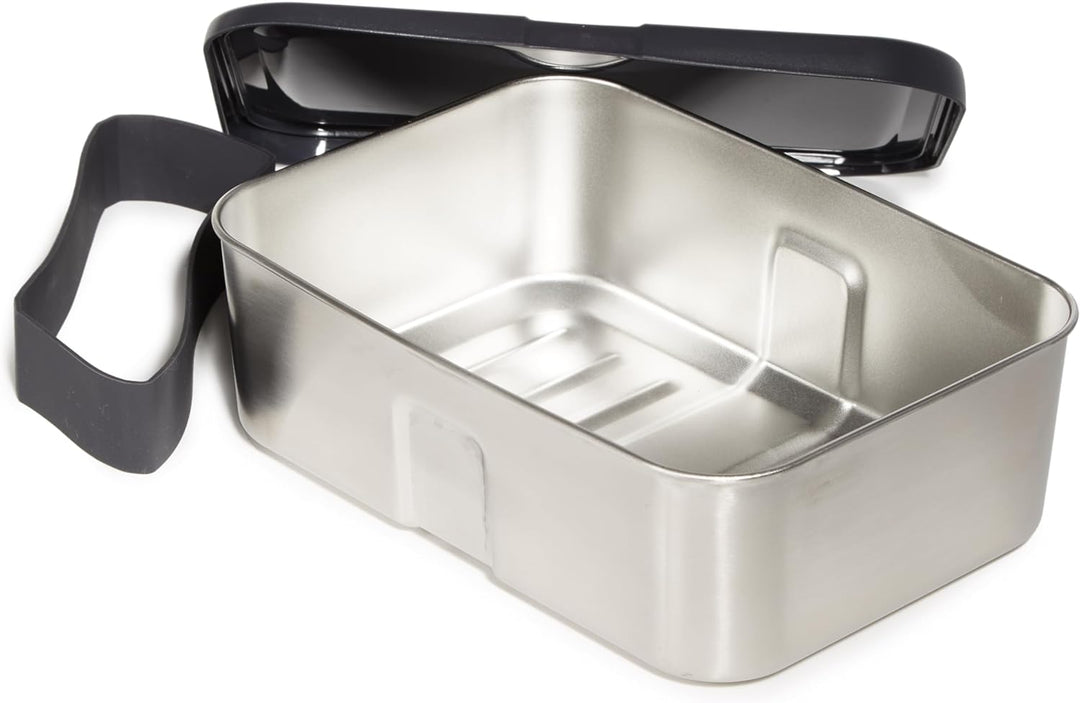 Berghoff 1100196 Lunchbox Edelstahl schwarz