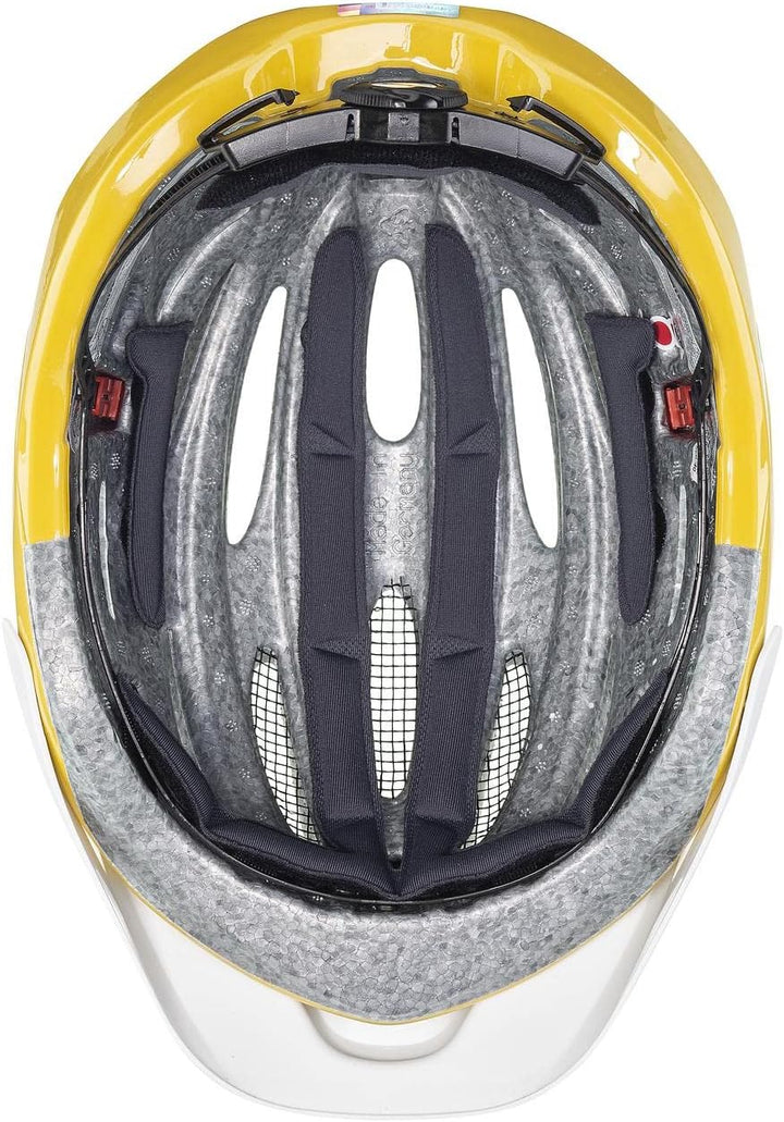 Uvex True Fahrrad Helm gelb 2023 52-55 cm, 52-55 cm