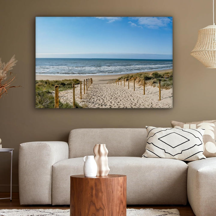 MuchoWow© Wandbilder Gross 120x80 cm XXL Schlafzimmer Home Deko Wohnung Bild Wohnzimmer Fotoleinwand