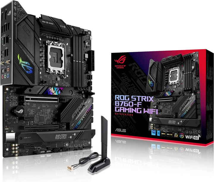 ASUS ROG STRIX B760-F GAMING WIFI Mainboard Sockel Intel LGA 1700 (Intel B760, ATX, DDR5 Speicher, P