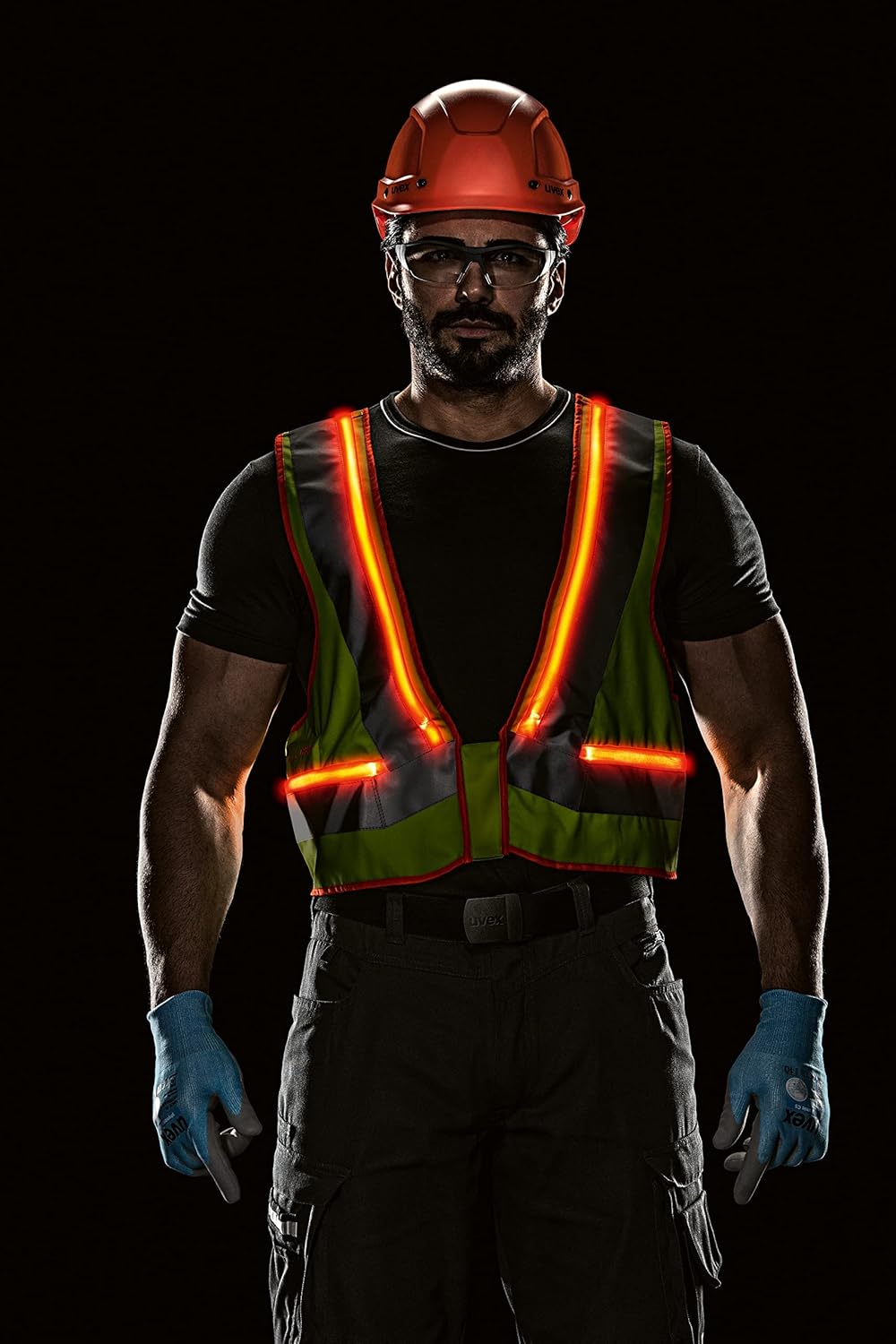 uvex i-works Schutzbrille, Arbeitsschutzbrille mit supravision excellence Technologie, kratzfest & b