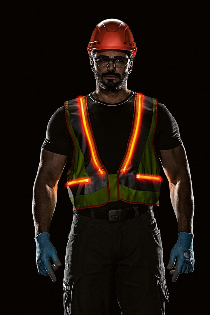 uvex i-works Schutzbrille, Arbeitsschutzbrille mit supravision excellence Technologie, kratzfest & b