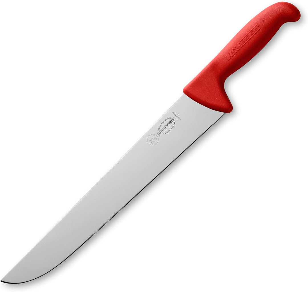 F. DICK - ErgoGrip Blockmesser, 30 cm, rot, 8234830-03