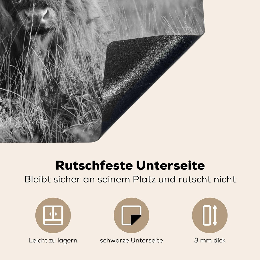 KitchenYeah© Herdabdeckplatte Einteilig Küche Abdeckplatte für Ceranfeld Abdeckung Induktionskochfel