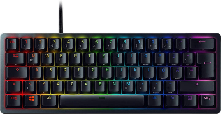 Razer Huntsman Mini (Purple Switch) - Kompakte 60% Gaming Tastatur (Klickende Optisch-Mechanische Sw
