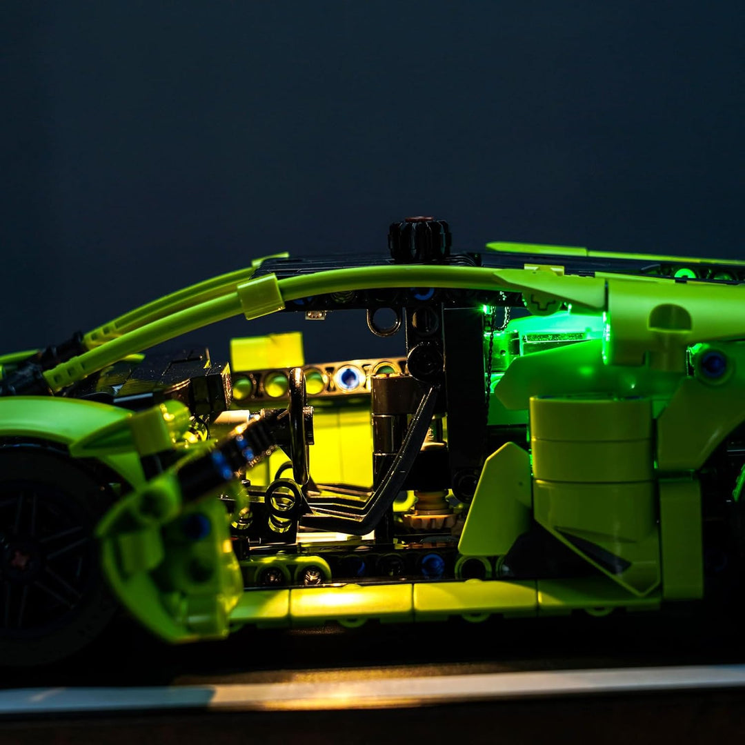 Licht Set für Lego Lamborghini Huracán Tecnica, Led Beleuchtungs Set für Lego 42161 Technic Lamborgh