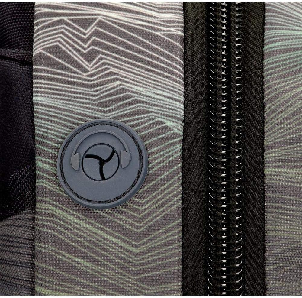 Enso Graffiti Doppelfach-Rucksack An Trolley anpassbar Mehrfarbig 32x44x17 cms Polyester 20.13L Adap
