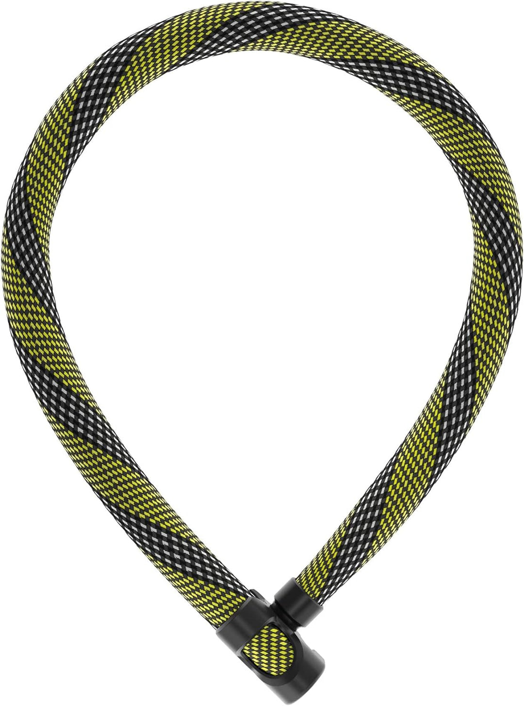 ABUS Kettenschloss IVERA Chain 7210 – Fahrradschloss mit hochflexibler IvyTex-Kunstfaserummantelung