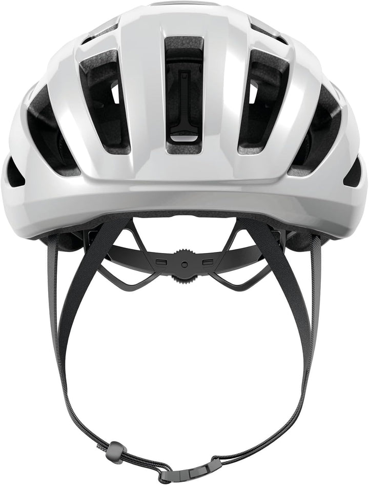 ABUS Rennradhelm PowerDome - leichter Fahrradhelm mit cleverem Belüftungssystem und aerodynamischem