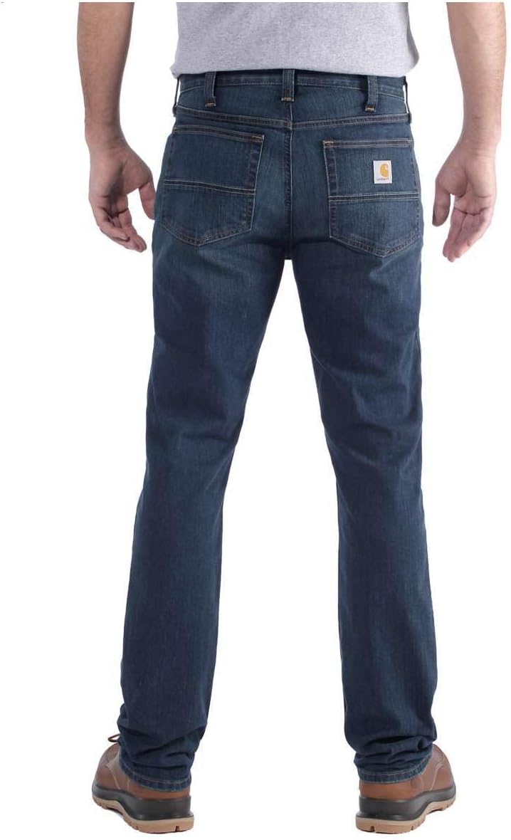 Carhartt Herren Rugged Flex® Straight Fit 5-Pocket Tapered Jeans, Superior, W42/L32