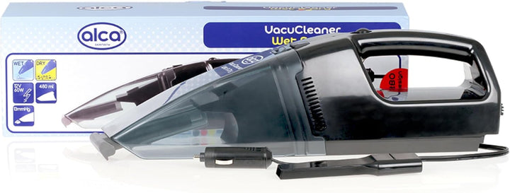 alca® Autostaubsauger tragbarer Handstaubsauger, 12V Nass- & Trockensauger mit auswaschbarem Filter