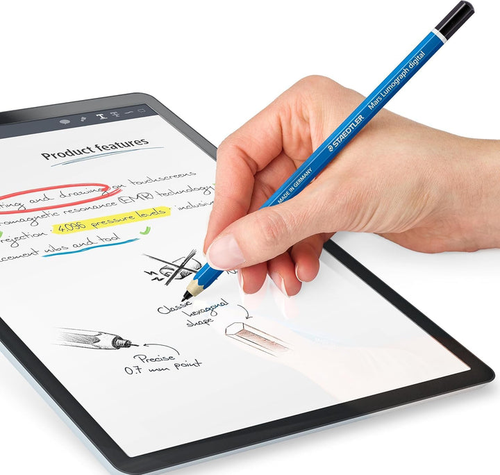 Staedtler Mars Lumograph digital classic 180 22. EMR Stylus. Eingabestift für digitales Schreiben un
