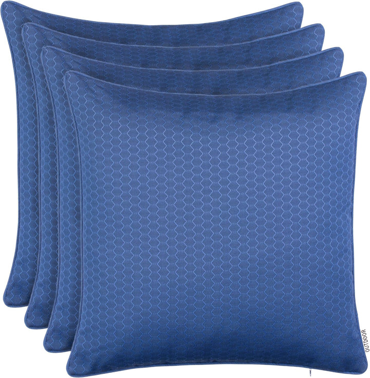 Brandsseller Outdoor Garten Kissen Dekokissen Wabenoptik Schmutz- und Wasserabweisend mit Reissversc