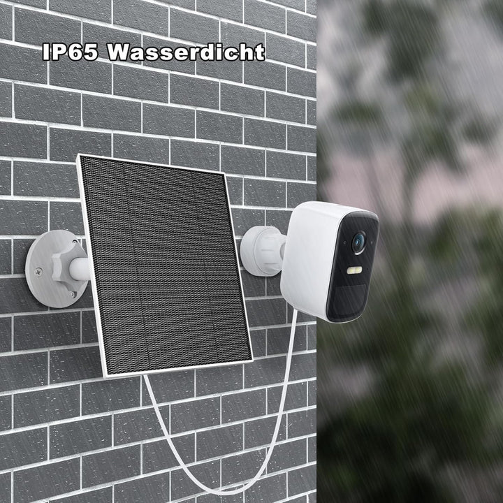 Solarpanel für Eufy Kamera, 5W Solarpanel für Eufycam kompatibel mit Eufycam 3/3C/2/2 Pro/2C/2C Pro/