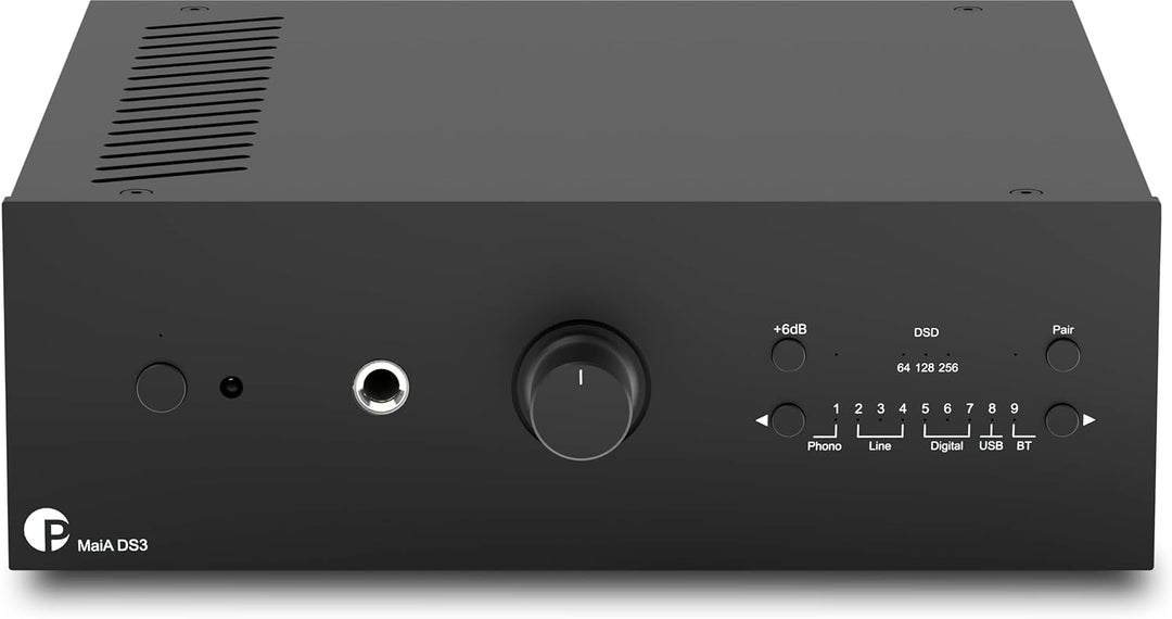 Pro-Ject MaiA DS3, leistungsstarker Stereo-Vollverstärker mit Bluetooth 5.0 aptX HD, Kopfhörerausgan
