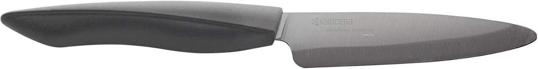 Kyocera ZK-110BK-BK SHIN Keramik-Obst- und Gemüsemesser Keramikmesser, Kunststoff, schwarz, 23,9 x 2