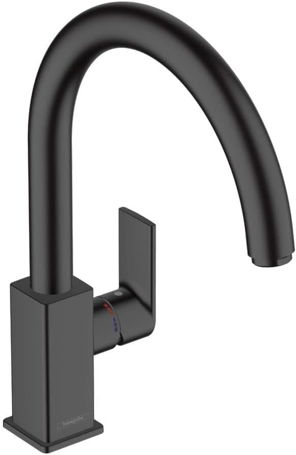 hansgrohe Küchenarmatur Vernis Shape M35, Wasserhahn Küche mit Auslauf Höhe 260 mm, 1 Strahlart, Mat