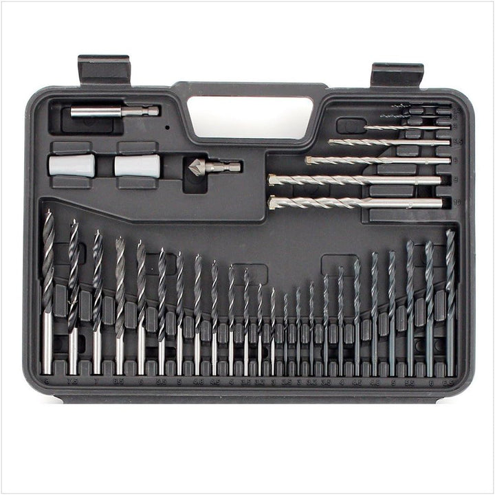 Juego de 109 Piezas para Atornillar y Taladrar; 13 X Brocas para Madera 3-8mm, 13 X Brocas para meta
