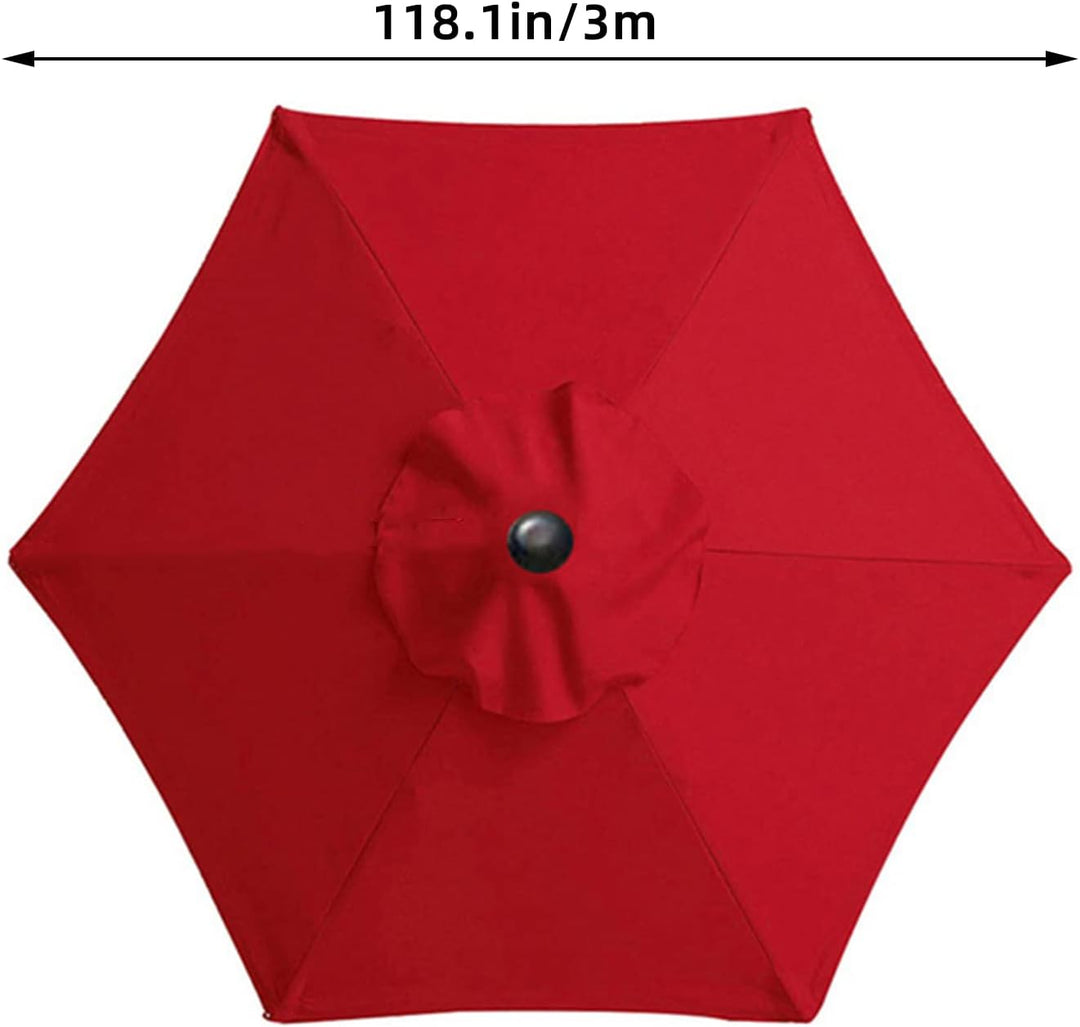 kyaoayo Ersatz-Regenschirmstoff, Sonnenschirm-Ersatzabdeckung, Anti-Ultraviolett-Überdachungsabdecku
