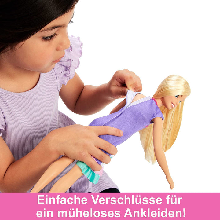 Barbie-Puppe, Meine erste Barbie mit blondem Haar, Barbie-Kleidung, Barbie-Accessoires, Schuhe, Bürs