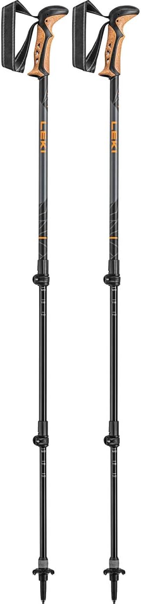 LEKI Khumbu AS Stöcke dark anthracite-orange-black 110 - 145 cm, dark anthracite-orange-black 110 -