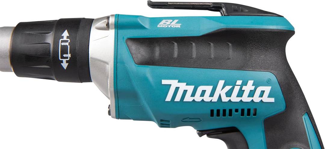 Makita DFS452Z Akku-Trockenbauschrauber (ohne Akku/Ladegerät, 490 W, 18 V) ohne Akku ohne Ladegerät,