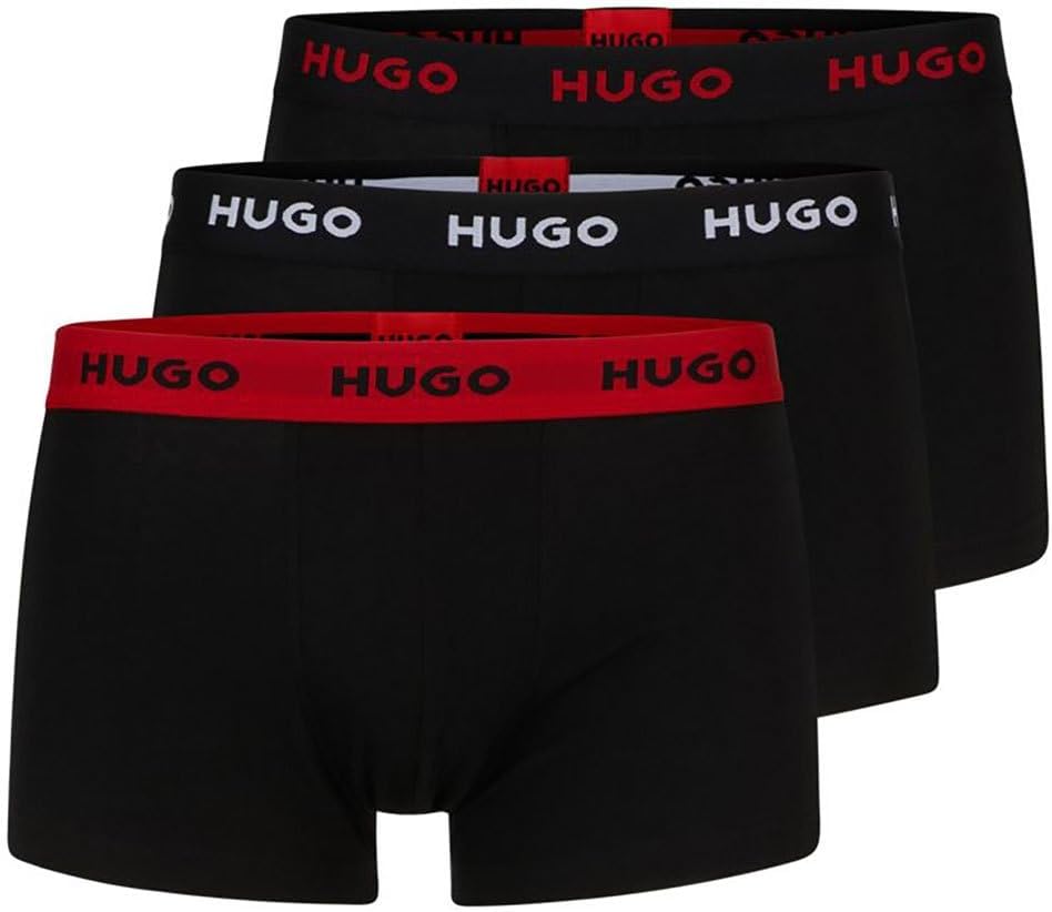 HUGO Herren Triplet Pack Trunk XS Charcoal10, XS Charcoal10