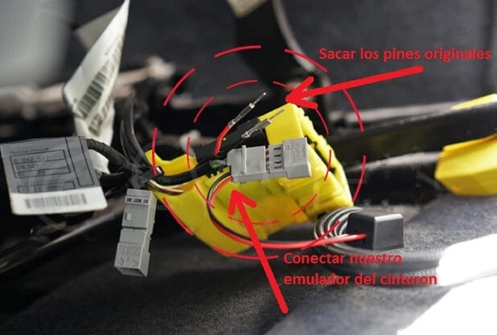 TBVPARTS Emulator Sensor Belegung Sitz SRS Emulator Bypass Simulator für E70 E71 E83 E84 E85 E86 E89
