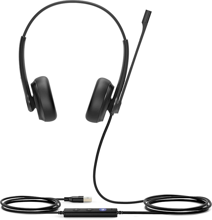 Yealink USB Headset UH34 Dual Teams, schwarz, UH34 Dual Teams
