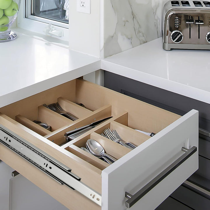 Daromigo Schubladenschienen, Vollauszug 600mm Softclose, Stabiles Schubladen Schienensystem mit kuge