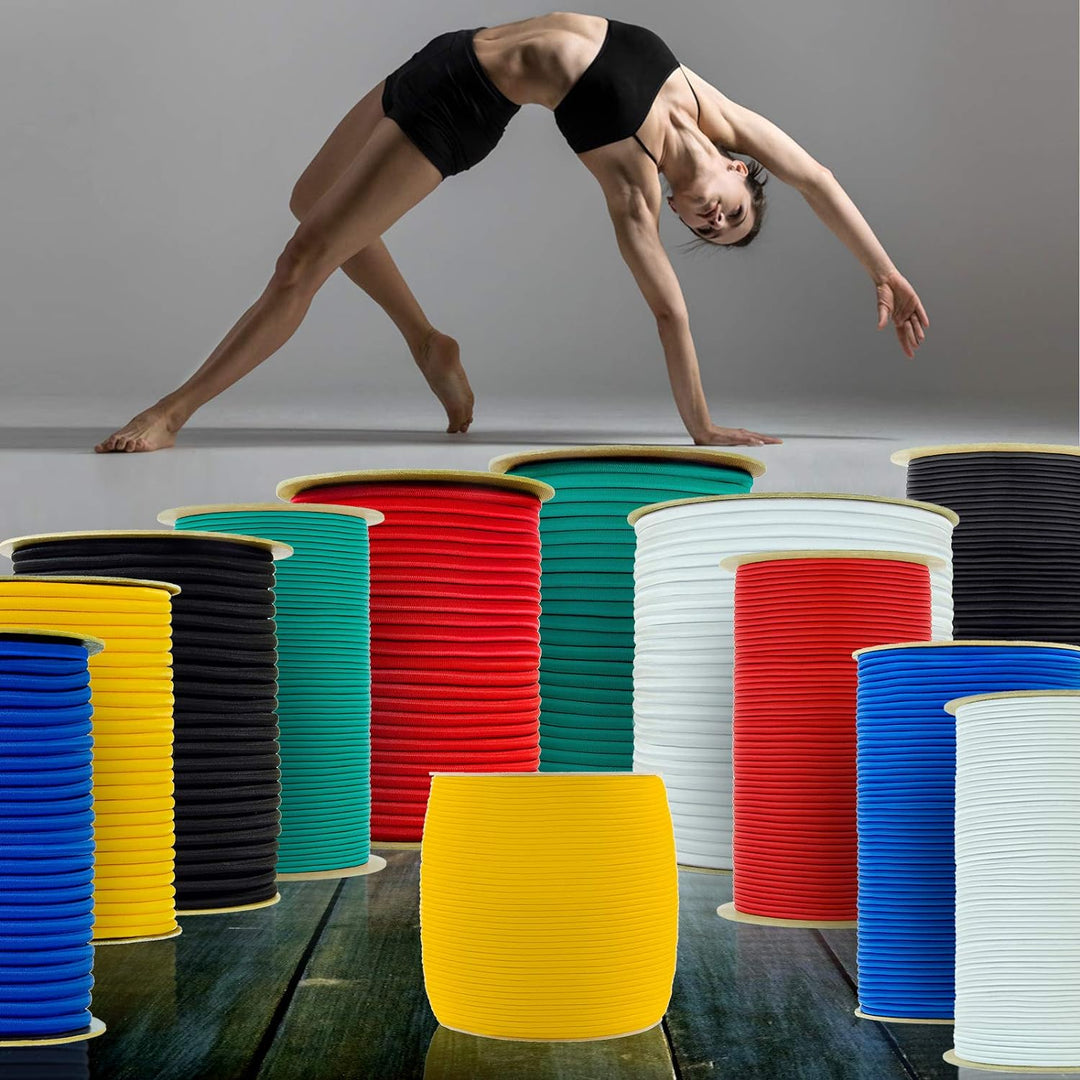 GUMMISEIL | 8mm | 50m | Grün | Expanderseil Expander Gummischnur Gummikordel Spannseil Planen Seil S