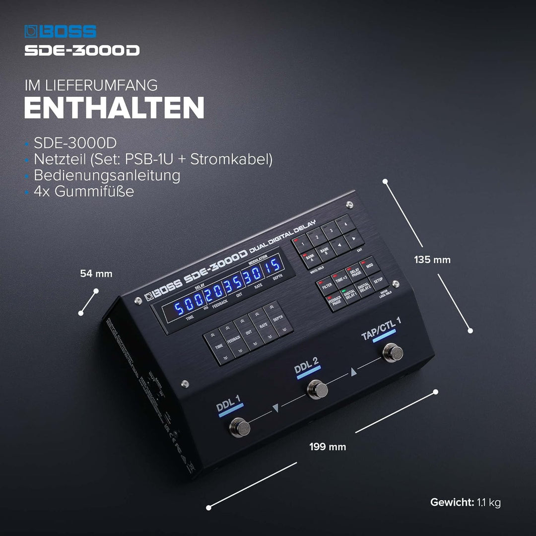 Boss SDE-3000 Dual Delay SDE-3000D, SDE-3000D