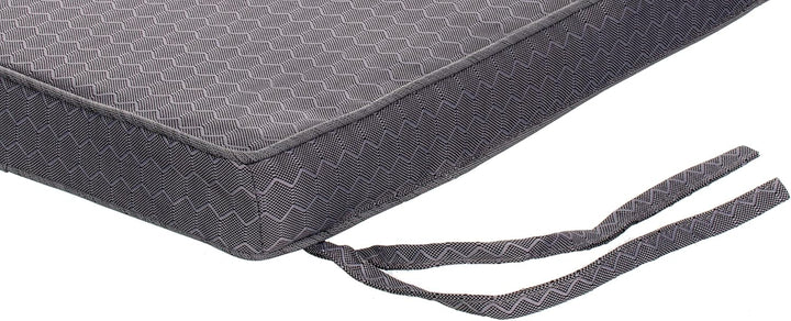 Brandsseller Outdoor Garten Sitzkissen Auflagen Kissen mit Paspel - Waben-Optik - Schmutz- und Wasse