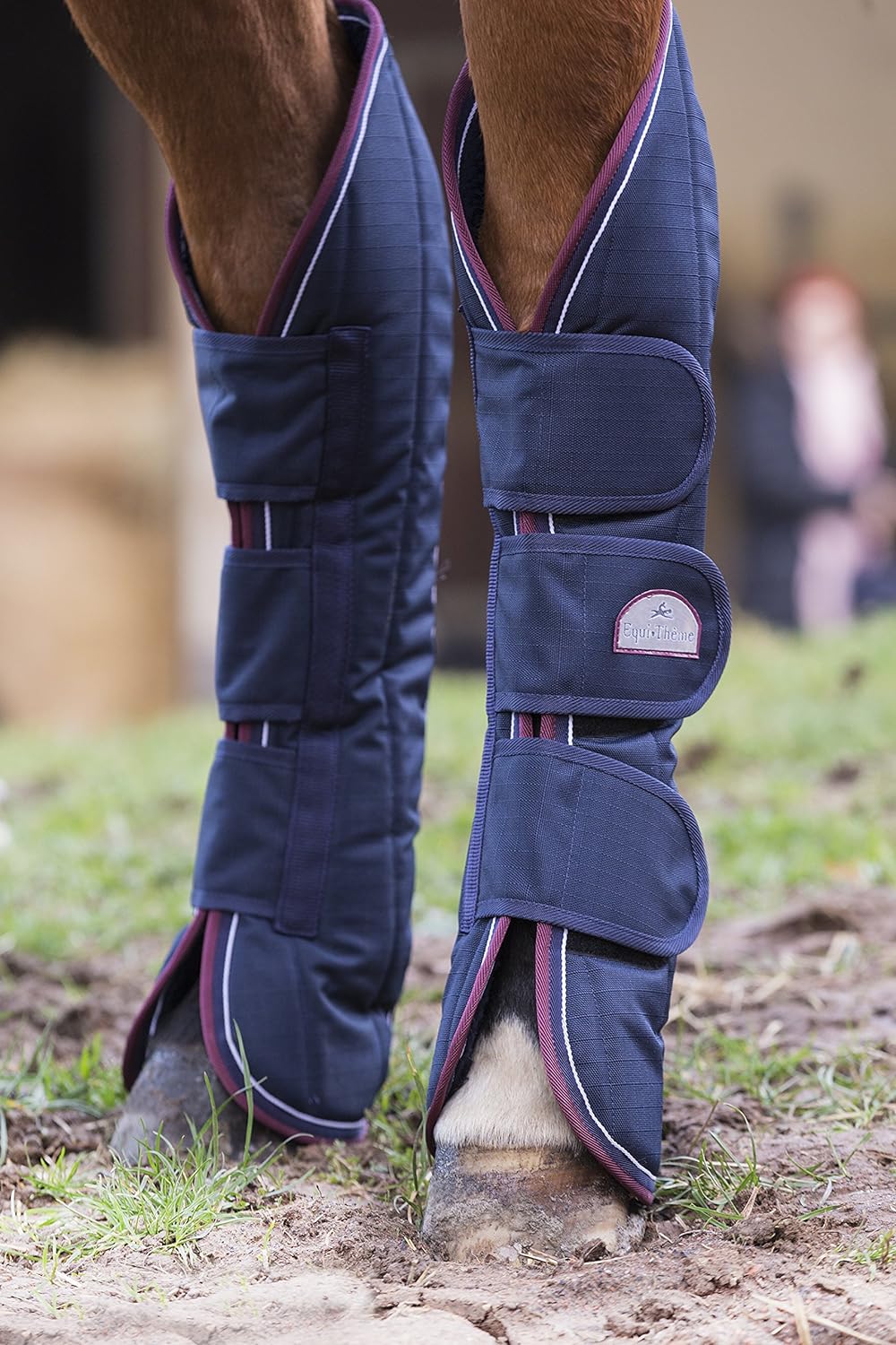 Equi-Theme/Equit'M Unisex's 402085002 Tyrex 1200 D Versandstiefel, Marineblau/Burgund/Weiss, Einheit