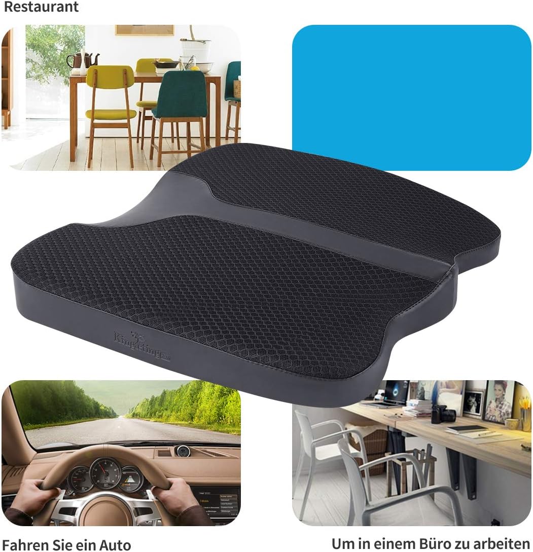 Livtribe Autositzkissen, Gedächtnis Schaum Sitzkissen Polster, bequemes und atmungsaktives Kissen fü