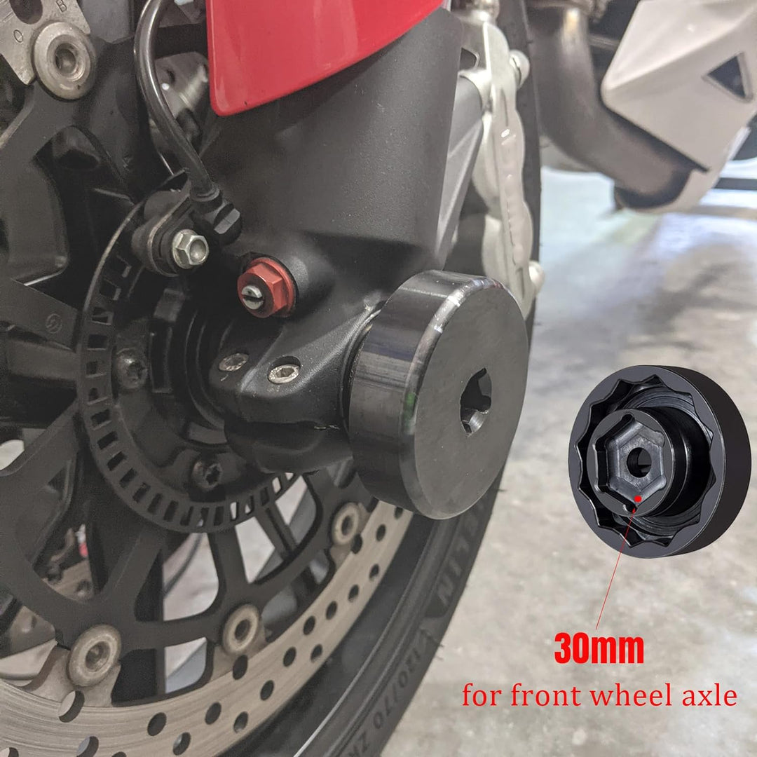 Einsatz Nuss für Ducati Motorrad Achsmutter vorn + hinten, Achse Werkzeug, Passend für Ducati, ATVs,