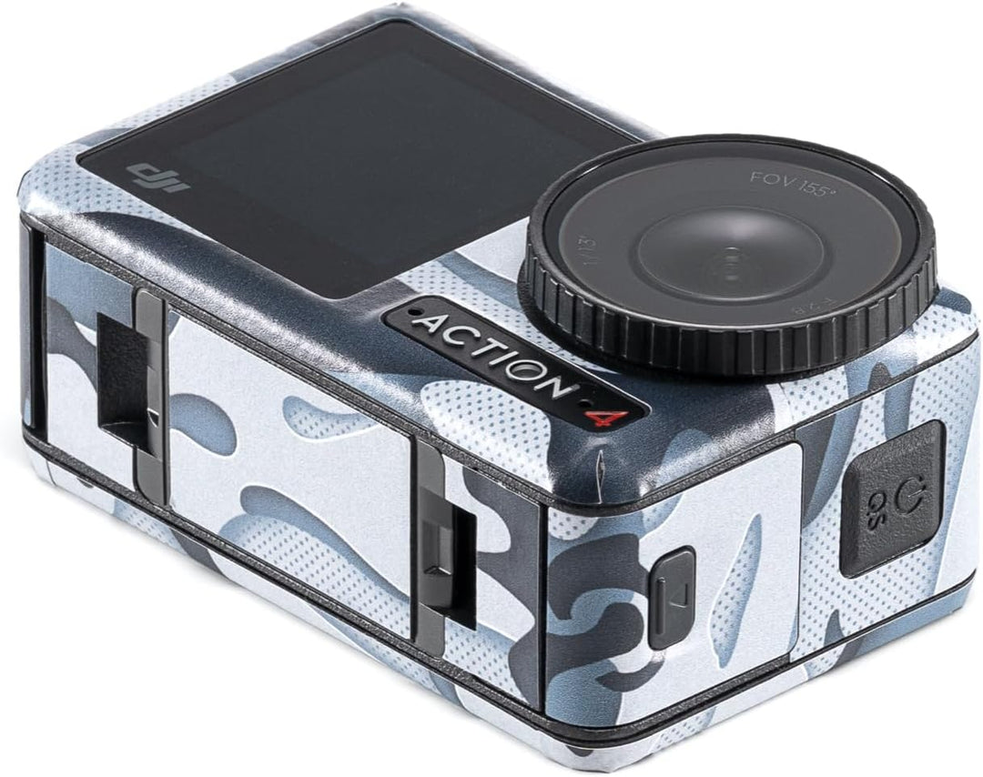 Osmo Action 4 Kamera-Schutzaufkleber (Blaue Tarnfarbe)
