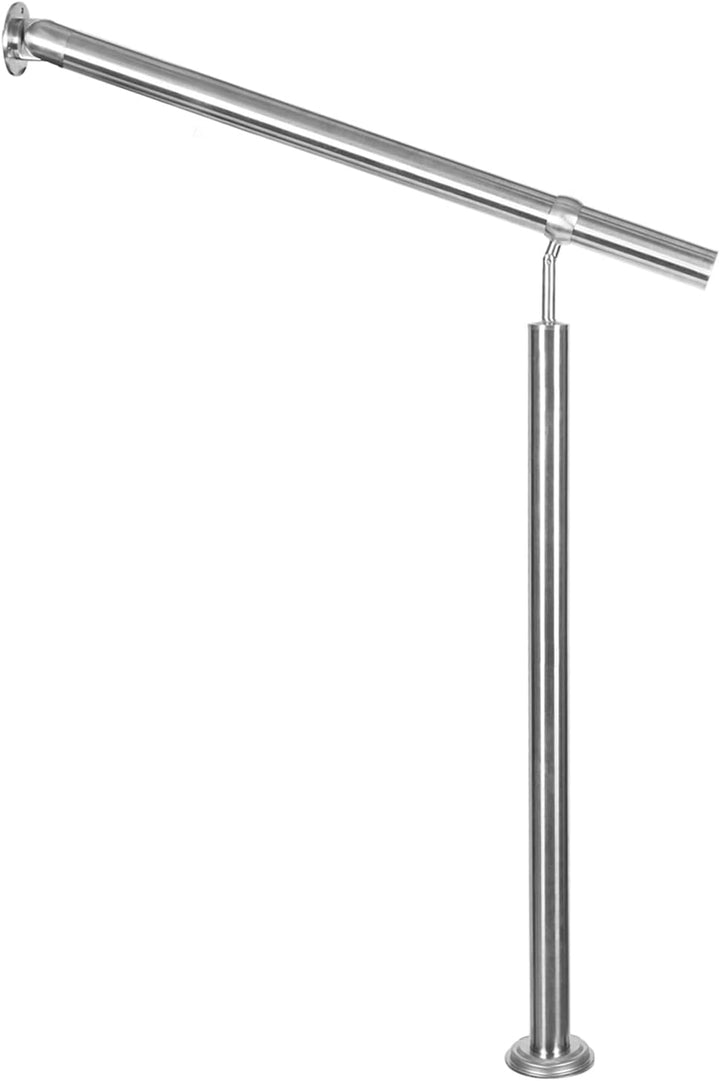 Edelstahl Handlauf Treppengeländer Geländer für Treppe Treppen mit Wandhalter seitliche Montage Wand