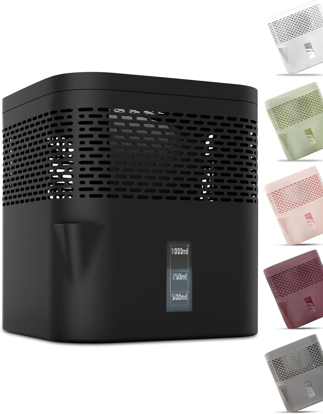 BonAura® AirOne Lite Luftentfeuchter ohne Strom mit 360° Belüftung I Raumentfeuchter mit Ausgiesser