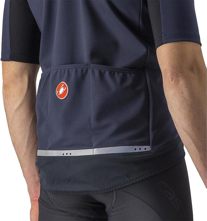 CASTELLI Herren Gabba Ros 2 Jacket XXL BELGIAN BLAU/SILBER FLEX, XXL BELGIAN BLAU/SILBER FLEX