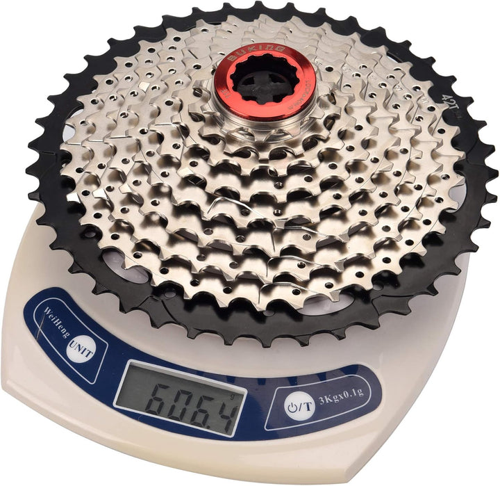 BESNIN Kassette für Mountainbike 9 Fach 11-32T/11-36T/11-40T/11-42TKassette 9 Fach Fahrrad-freilauf