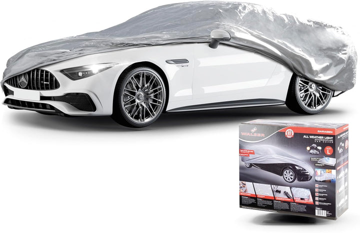 WALSER Abdeckplane Auto All Weather Light, Abdeckplane wasserdicht, 100% wetterfeste Auto Abdeckplan