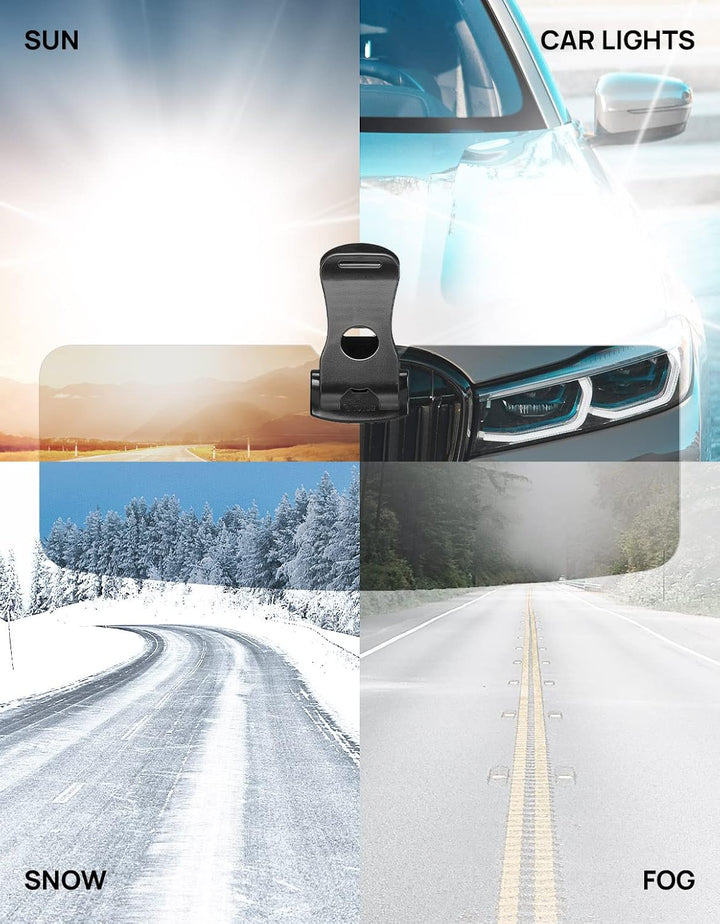 JOYTUTUS Auto Sonnenblende Verlängerung, Frontscheibe-Sonnenschutz, Blend- und UV-Strahlenschutz, Po