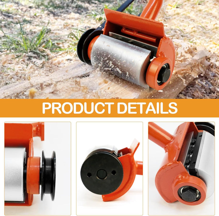 Holzschäler, Entrindungsgerät Werkzeug Zum Entrinden von Holzstämmen mit 6 Länglichen Klingen für Ho