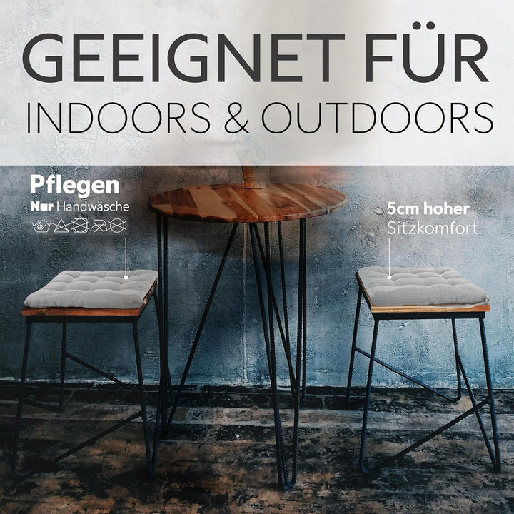 Brandsseller Sitzkissen Dekokissen Stuhlkissen Zierkissen Gartenkissen - 9er Steppung- in Verschiede