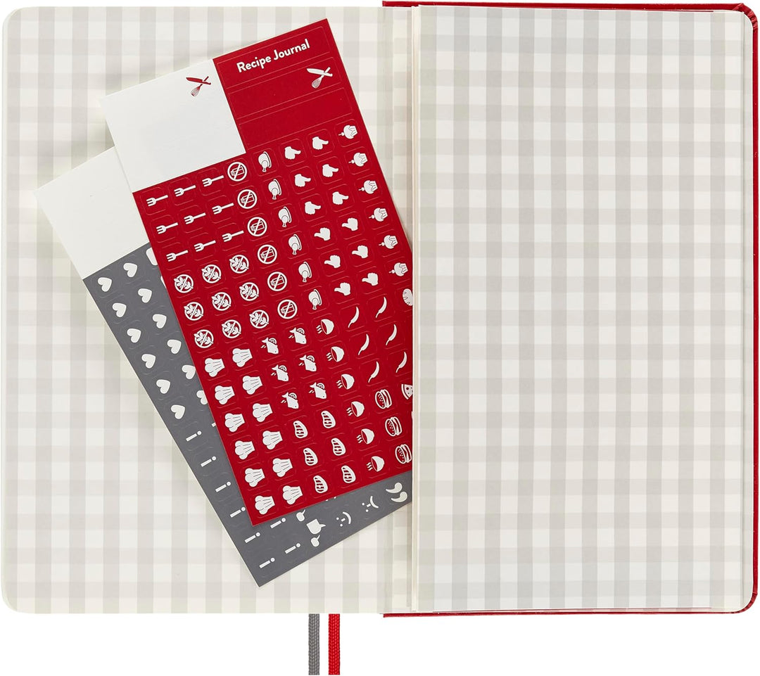 Moleskine - Rezeptjournal, Themen-Notizbuch - Hardcover-Notizbuch zum Sammeln und Organisieren Ihrer