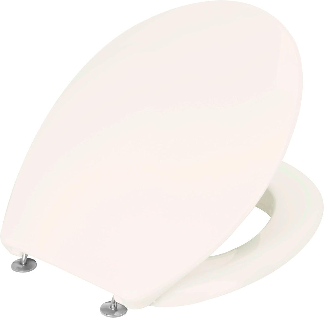 Cornat WC-Sitz "Cetina" - Schlichter Look in pergamon - Pflegeleichter Duroplast - Unifarbenes Desig