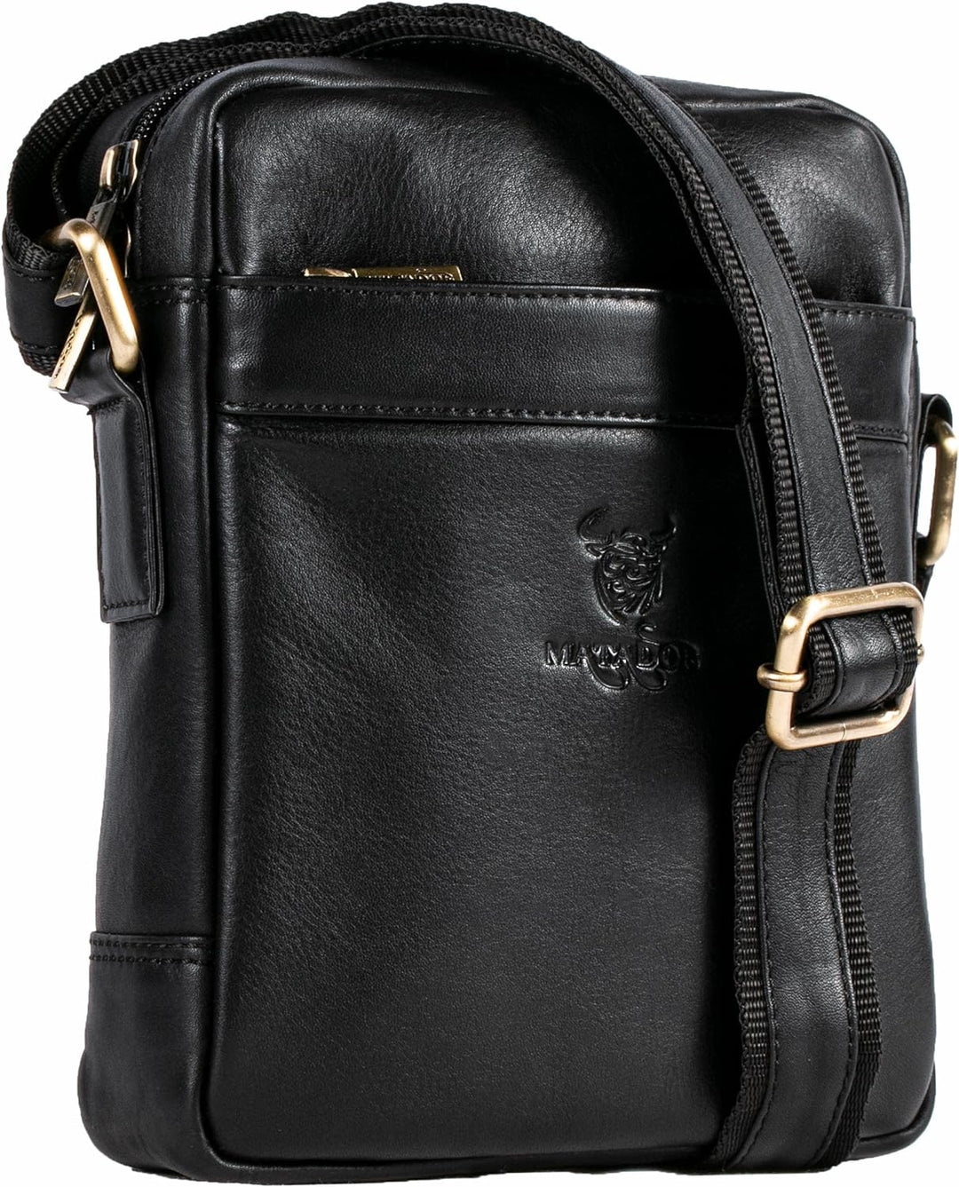 MATADOR Kleine Umhängetasche Männer Leder Tasche Crossbody BAG Herren Handytasche Schultertasche Rei